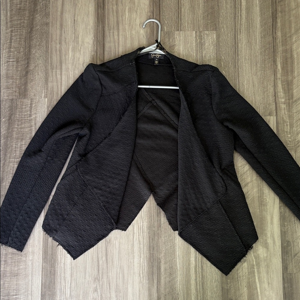 Jessica Simpson Black Textured Blazer
